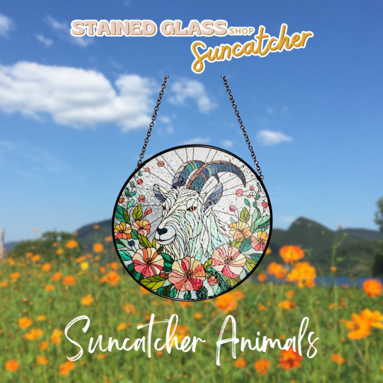 suncatcher animals 1 - Stained Glass Suncatcher Shop