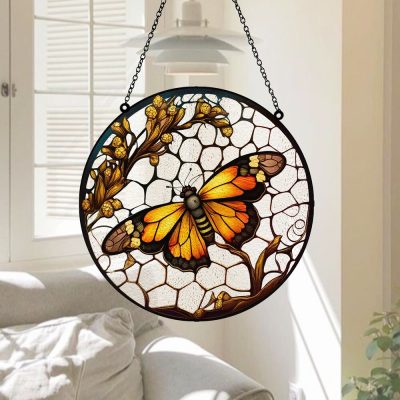 Monarch Butterfly New Arrival Stained Glass Suncatcher